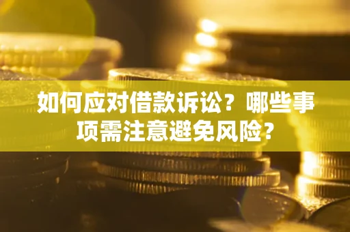 北京如何应对借款诉讼？哪些事项需注意避免风险？