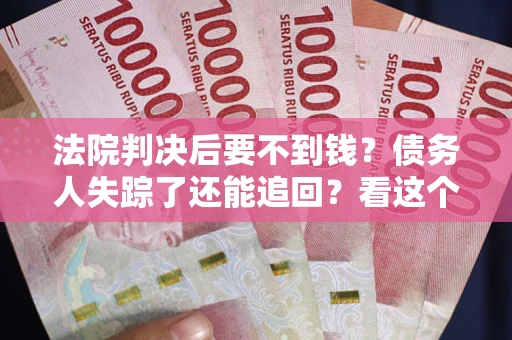 北京法院判决后要不到钱？债务人失踪了还能追回？看这个方法！