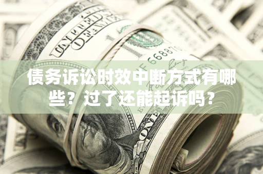 北京债务诉讼时效中断方式有哪些？过了还能起诉吗？
