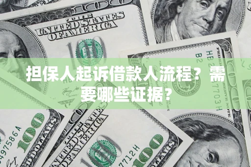 北京担保人起诉借款人流程？需要哪些证据？