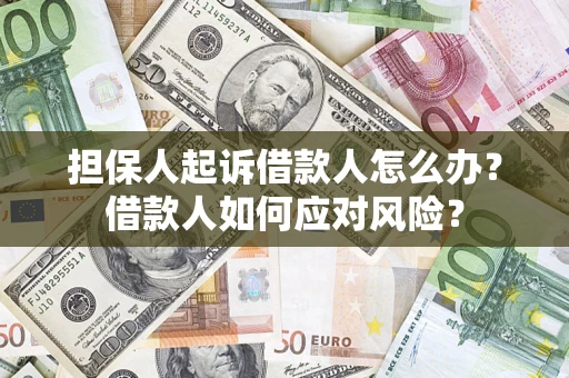 北京担保人起诉借款人怎么办？借款人如何应对风险？