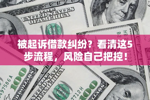 北京被起诉借款纠纷？看清这5步流程，风险自己把控！