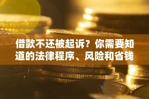 北京借款不还被起诉？你需要知道的法律程序、风险和省钱技巧